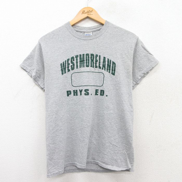 M★古着 半袖 ビンテージ Tシャツ メンズ 00年代 00s ウエストモーランド クルーネック グレー 霜降り 25jun02 中古