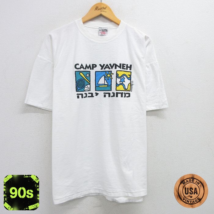 【50%OFF】オニータ 90s 半袖Tシャツ キャンプ ホワイト XL | 古着