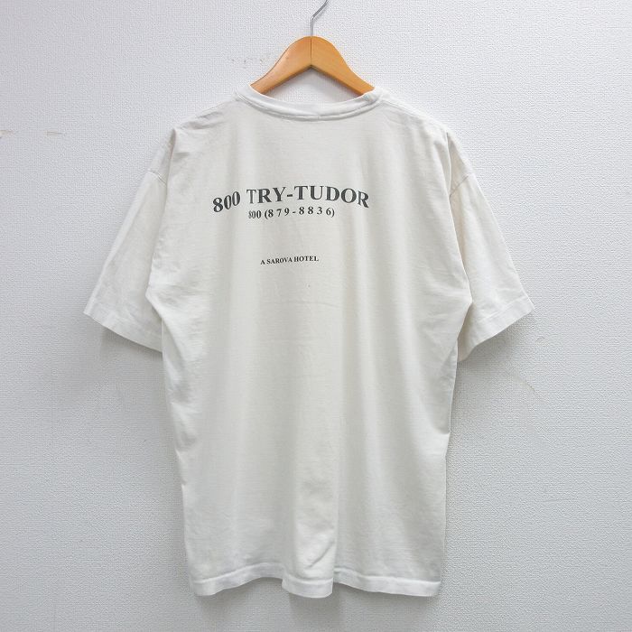 半袖Tシャツ TRY TUDOR ホワイト XL | 古着