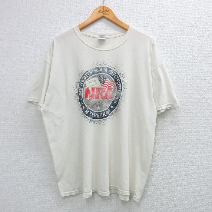 00s 半袖Tシャツ NRA ホワイト XL | 古着