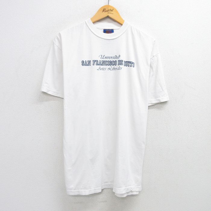 XL★古着 半袖 ビンテージ Tシャツ メンズ 00年代 00s サンフランシスコデキト コットン クルーネック 白 ホワイト 25jun04 中古