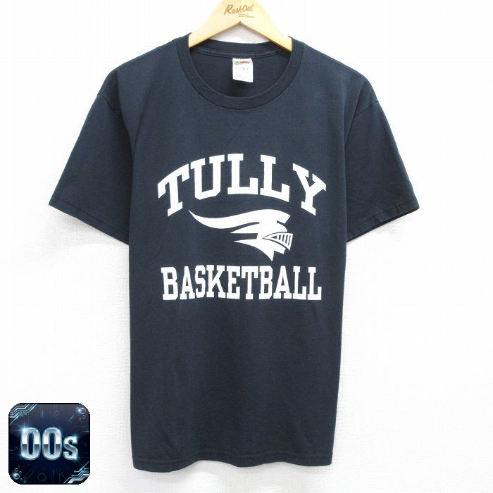 【50%OFF】フルーツオブザルーム 00s 半袖Tシャツ TULLY ブラック XL | 古着