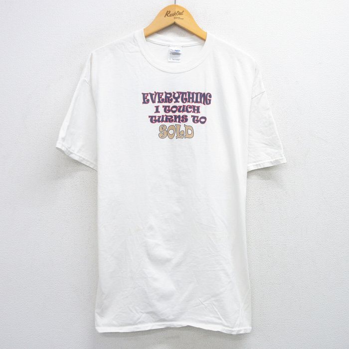 【50%OFF】XL★古着 半袖 ビンテージ Tシャツ メンズ 00年代 00s REALTY EXECUTIVES 大きいサイズ コットン クルーネック 白 ホワイト 25jun04 中古