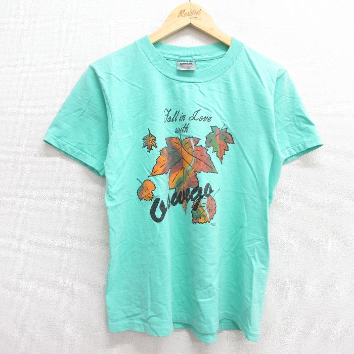 オニータ 90s 半袖Tシャツ Oswego ライトブルー M | 古着