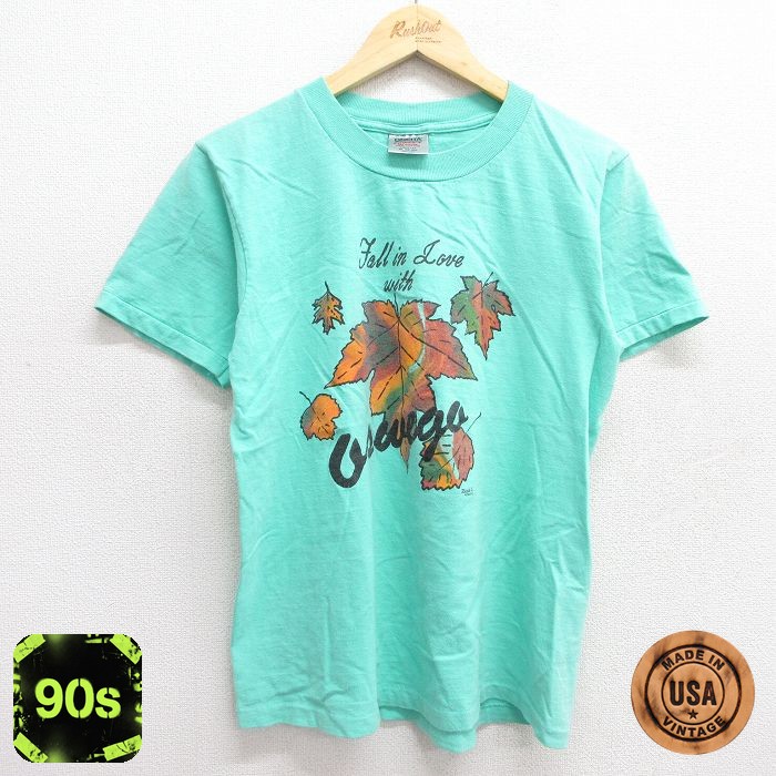 【50%OFF】オニータ 90s 半袖Tシャツ Oswego ライトブルー M | 古着