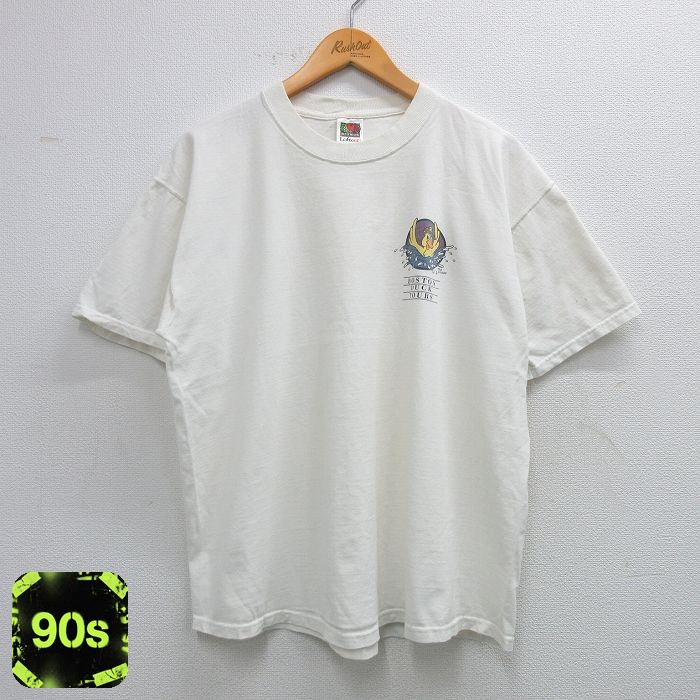 【50%OFF】フルーツオブザルーム 90s 半袖Tシャツ ボストンダックツアーズ ホワイト XL | 古着