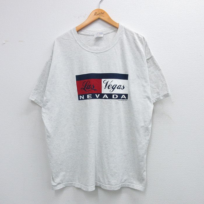 ヘインズ 00s 半袖Tシャツ ラスベガス ホワイト XL | 古着