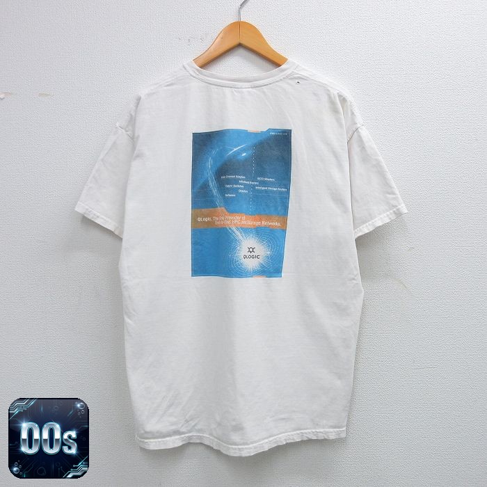 【50%OFF】ヘインズ 00s 半袖Tシャツ QLOGIC ホワイト L | 古着