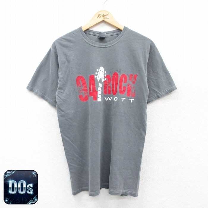 00s 半袖Tシャツ ギター グレー M | 古着
