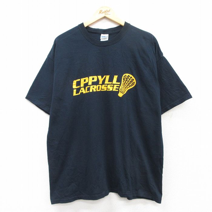 00s 半袖Tシャツ CPPYLL ラクロス ブラック XL | 古着