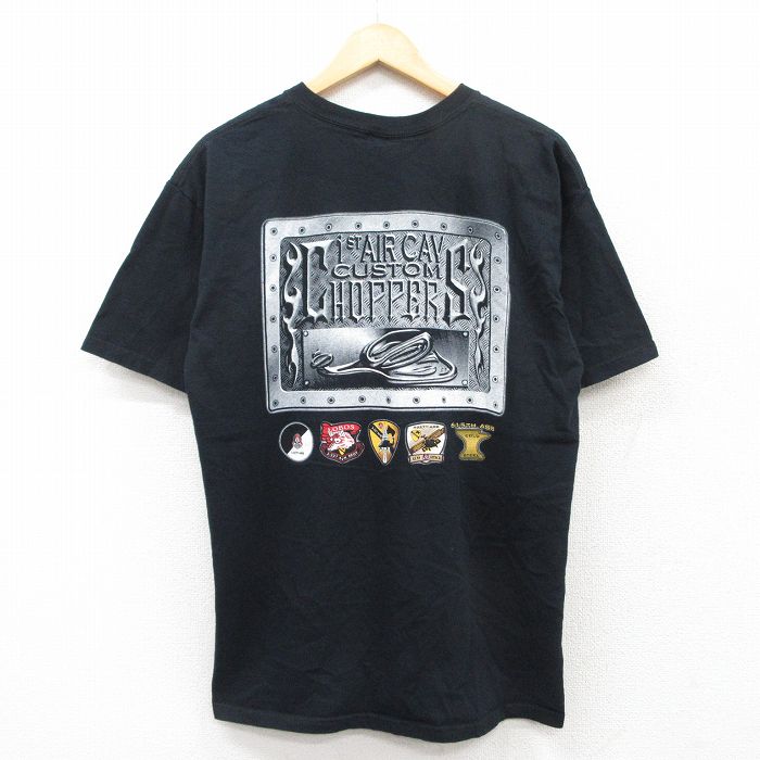 00s 半袖Tシャツ CHOPPERS WARRIOR REENLISTMENT ブラック L | 古着