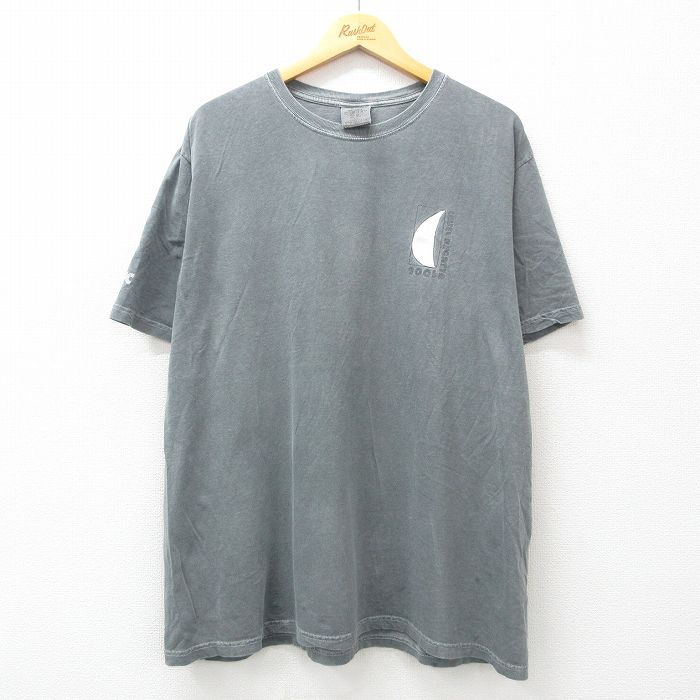 XL★古着 半袖 ビンテージ Tシャツ メンズ 00年代 00s LEVEL REGATTA 大きいサイズ コットン クルーネック グレー系 25jul09 中古