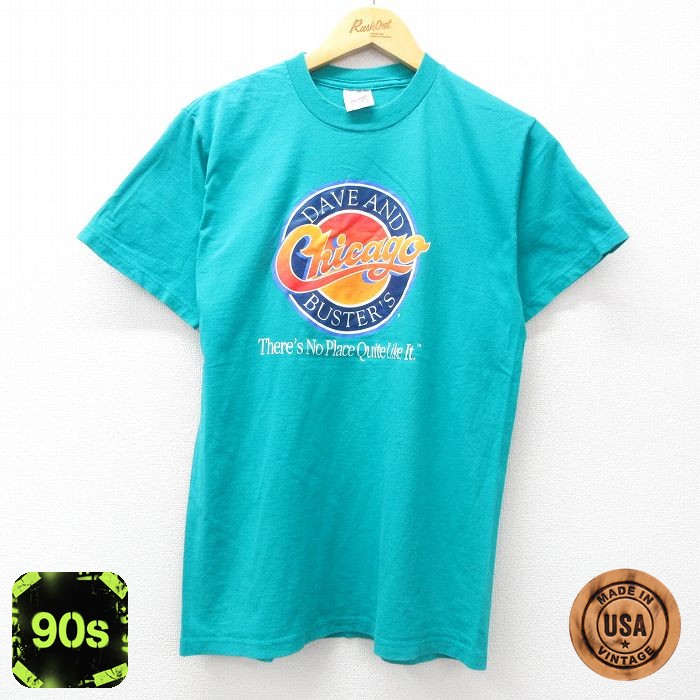 【50%OFF】ジャージーズ 90s 半袖Tシャツ シカゴ グリーン M | 古着