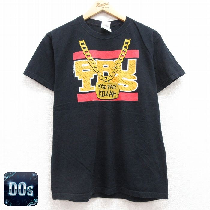 【50%OFF】フルーツオブザルーム 00s 半袖Tシャツ NOSE FACE KILLAH ブラック L | 古着