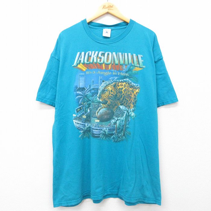 00s 半袖Tシャツ JACKSONVILLE ライトブルー XL | 古着
