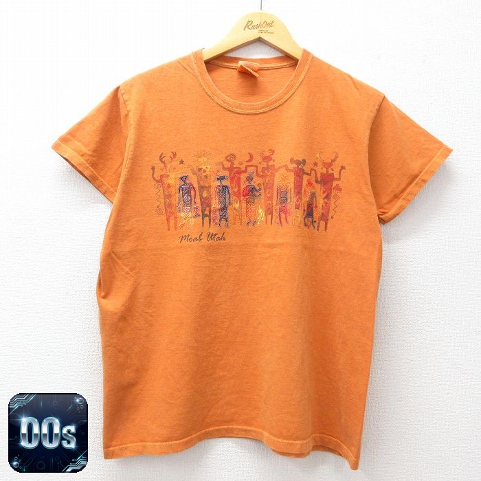 【50%OFF】00s 半袖Tシャツ モアブ オレンジ L | 古着