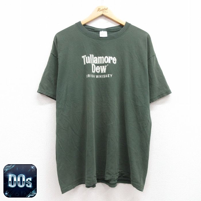 【50%OFF】00s 半袖Tシャツ Tullamore Dew グリーン XL | 古着