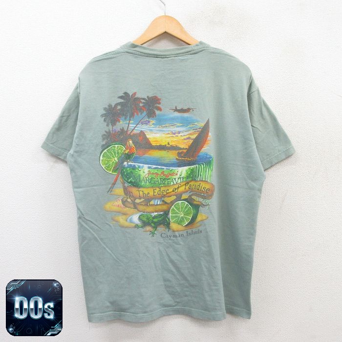 【50%OFF】00s 半袖Tシャツ MARGARITAVILLE ネイビー XL | 古着