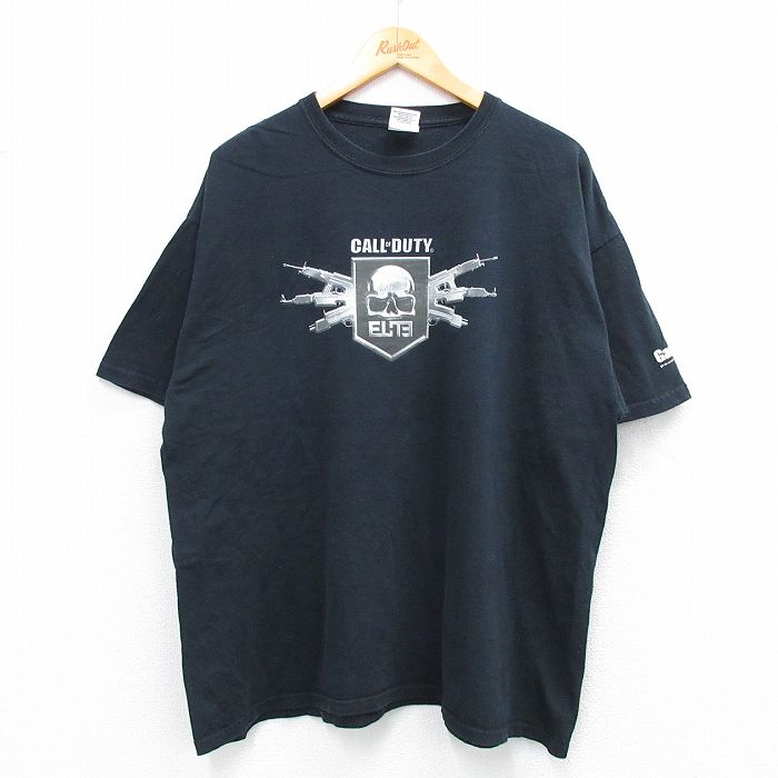【50%OFF】コールオブデューティ 00s 半袖Tシャツ ゲーム ブラック XL | 古着