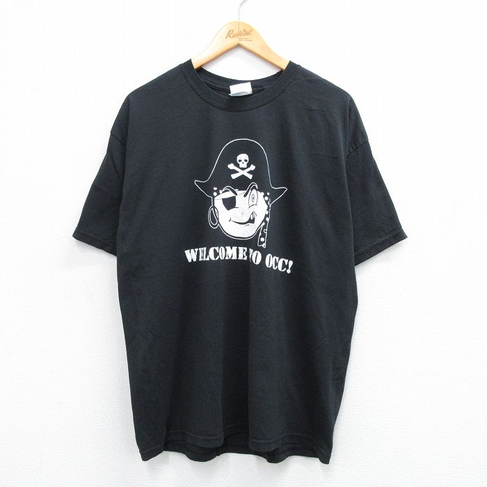 ヘインズ 00s 半袖Tシャツ オークランドコミュニティカレッジ ブラック XL | 古着