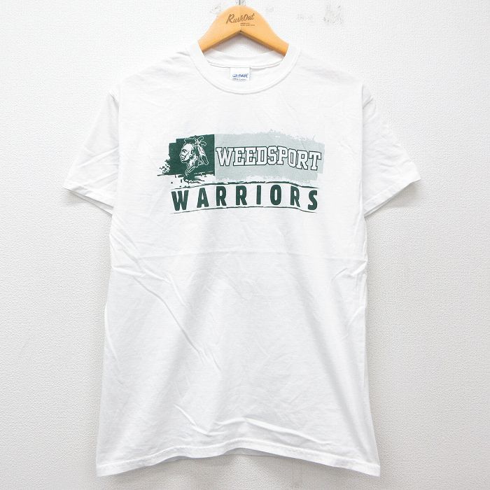 WEEDSPORT WARRIORS 半袖Tシャツ ホワイト M | 古着