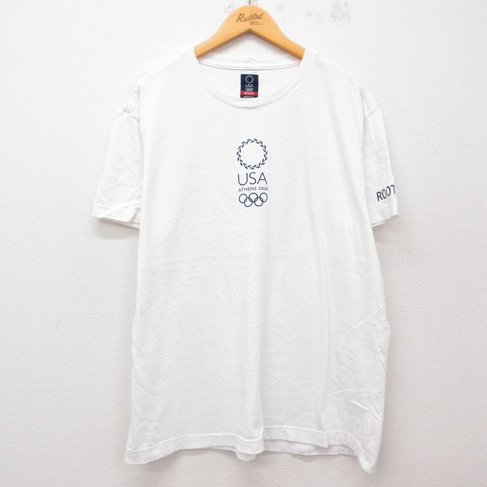 【50%OFF】00s 半袖Tシャツ アテネオリンピック ホワイト XL | 古着