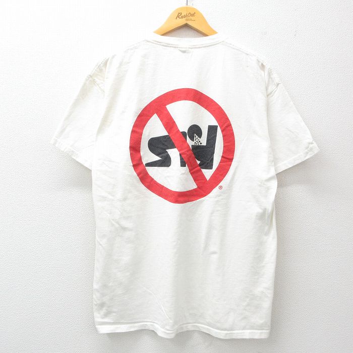 XL★古着 フルーツオブザルーム 半袖 ビンテージ Tシャツ メンズ 00年代 00s JUSTINS コットン クルーネック 白 ホワイト 25jul15 中古