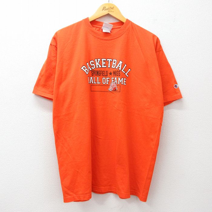 【50%OFF】チャンピオン 00s 半袖Tシャツ バスケットボール オレンジ XL | 古着