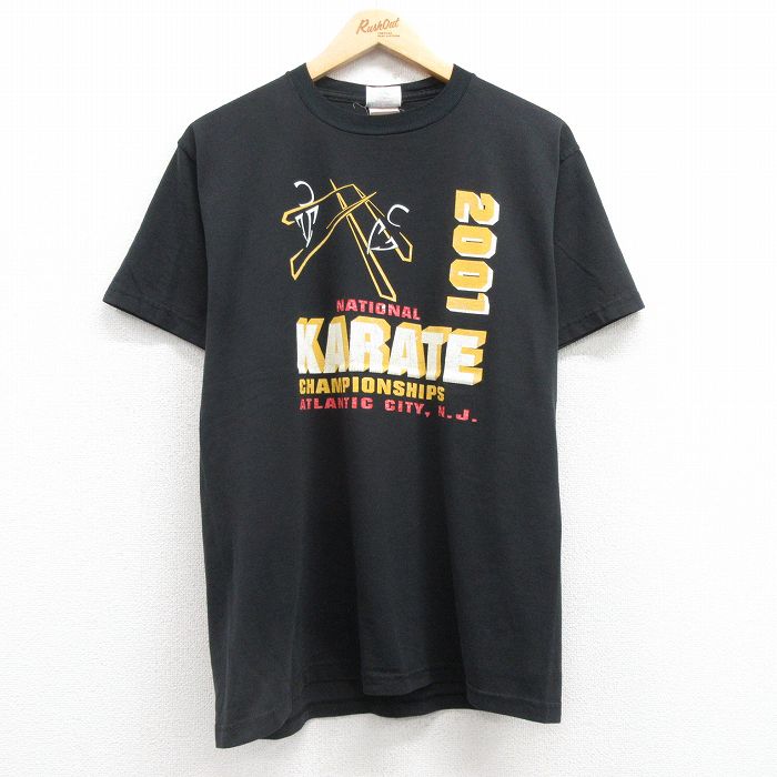 ジャージーズ 00s 半袖Tシャツ 空手 ブラック L | 古着