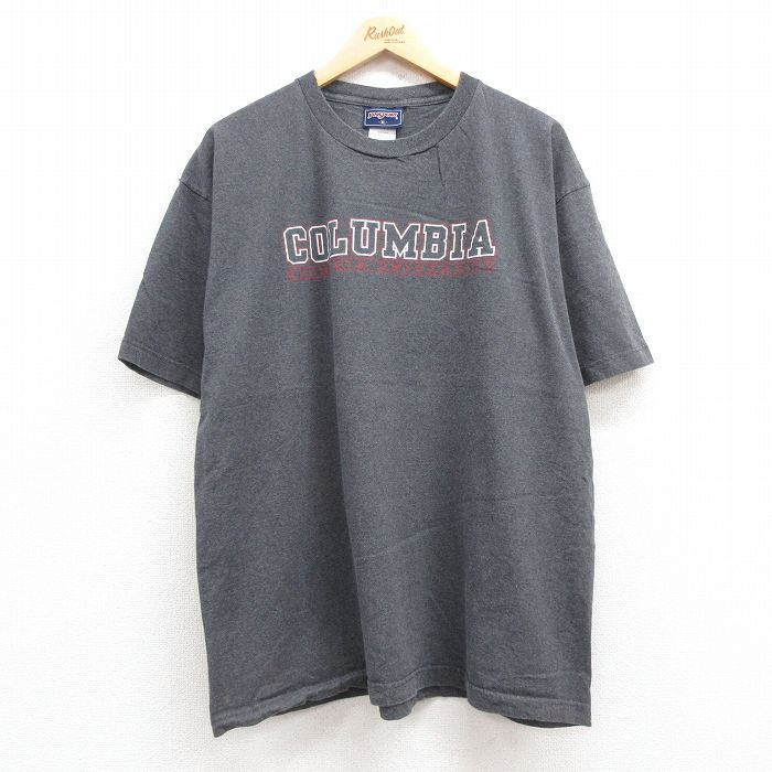 ジャンスポーツ 00s 半袖Tシャツ コロンビア グレー XL | 古着