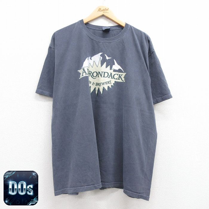アディロンダック 00s 半袖Tシャツ ネイビー XL | 古着