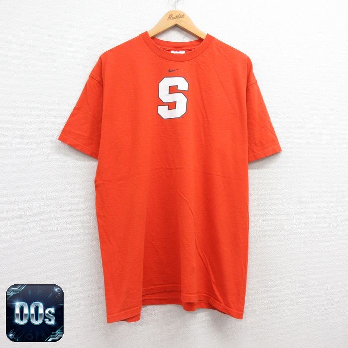 【50%OFF】ナイキ 00s 半袖Tシャツ オレンジ XL | 古着