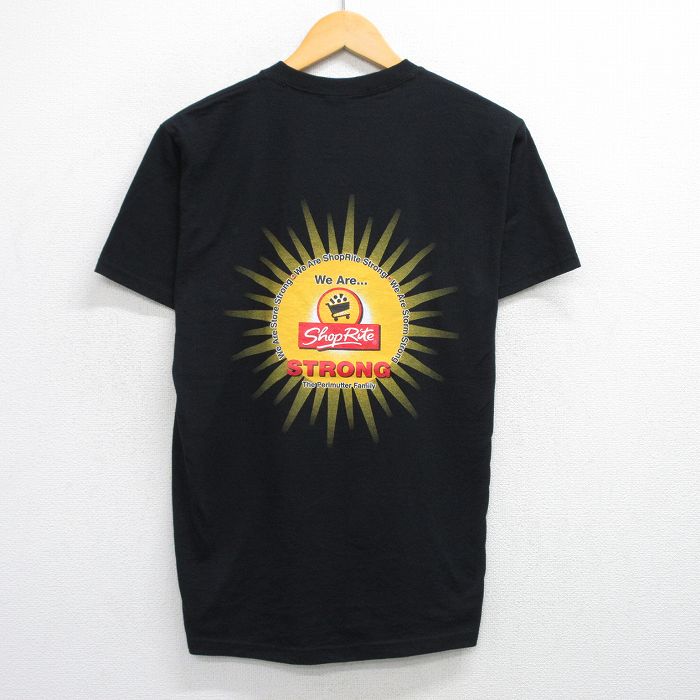 M★古着 ジャージーズ 半袖 ビンテージ Tシャツ メンズ 00年代 00s Shop Rite クルーネック 黒 ブラック 25jul17 中古