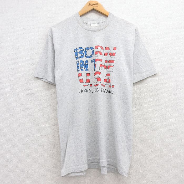 90s 半袖Tシャツ BORN 霜降り グレー L | 古着