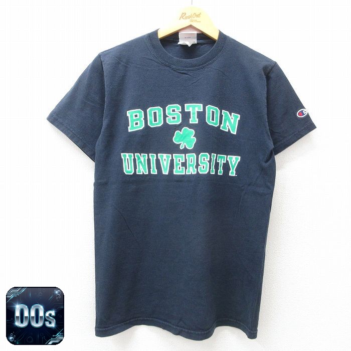 チャンピオン 00s 半袖Tシャツ ボストン ブラック M | 古着