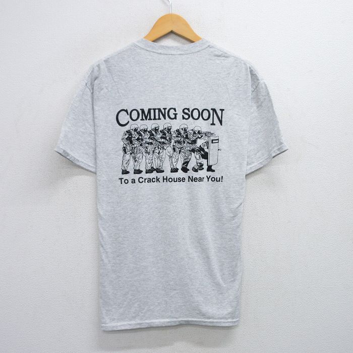 L★古着 ジャージーズ 半袖 ビンテージ Tシャツ メンズ 00年代 00s NFPP クルーネック 薄グレー 霜降り 25jul25 中古