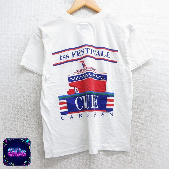 80s 半袖Tシャツ 船 ホワイト M | 古着