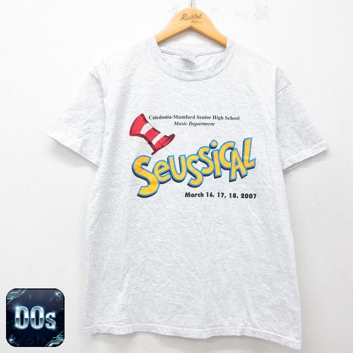 00s 半袖Tシャツ ドクタースース グレー M | 古着