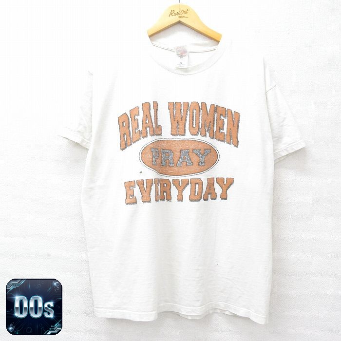 フルーツオブザルーム 00s 半袖Tシャツ REAL WOMEN ホワイト XL | 古着