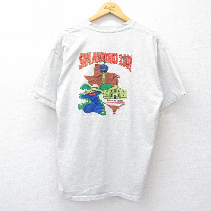 All sport 00s 半袖Tシャツ サンアントニオ グレー XL | 古着