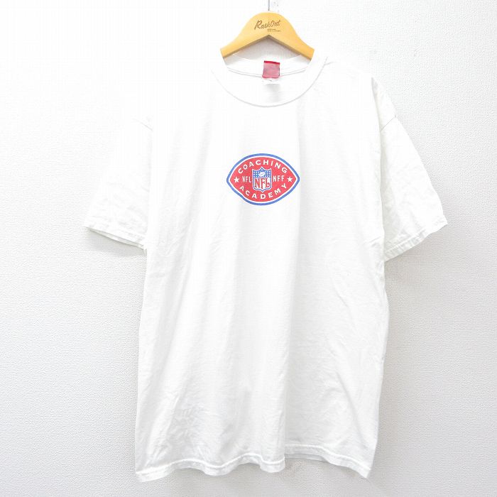 00s 半袖Tシャツ NFLコーチングアカデミー ホワイト XL | 古着