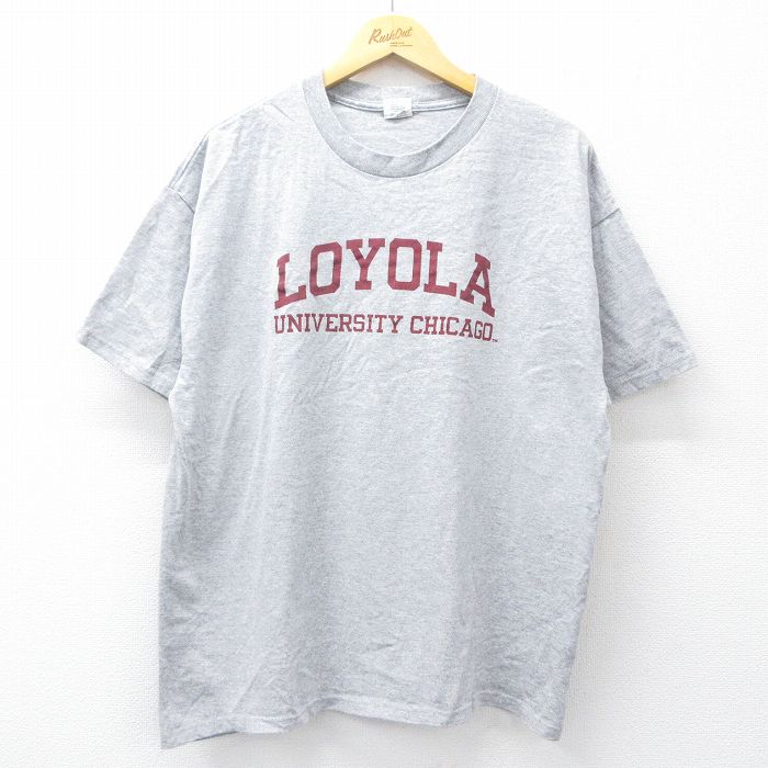 00s 半袖Tシャツ ロヨラ グレー XL | 古着