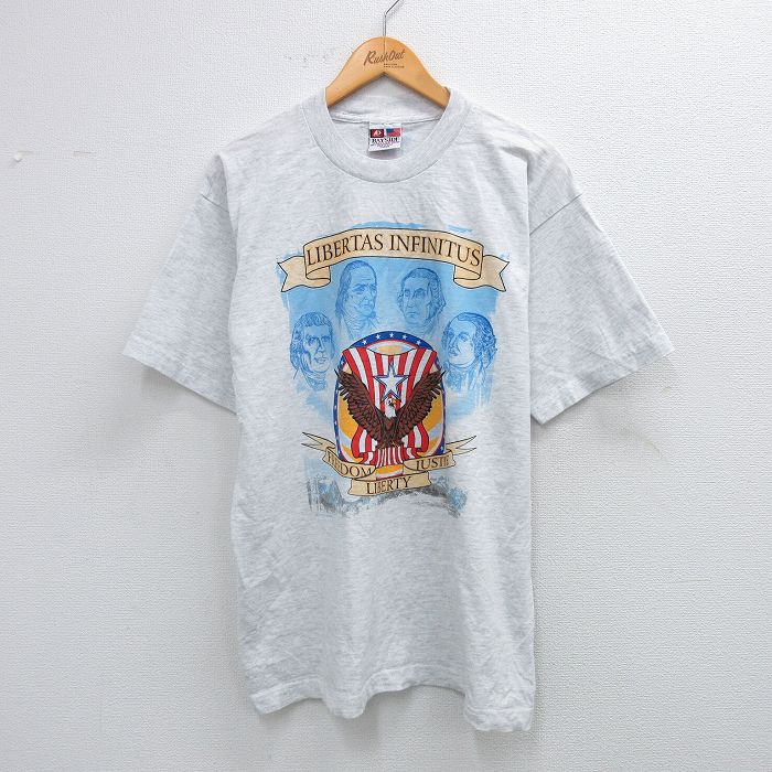 00s 半袖Tシャツ 鳥 グレー L | 古着