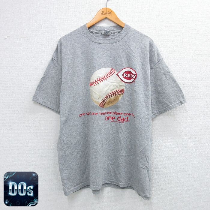 00s 半袖Tシャツ シンシナティレッズプリント グレー XL | 古着