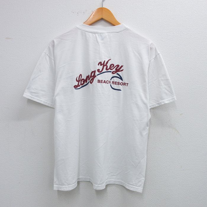 L★古着 ヘインズ Hanes 半袖 ビンテージ Tシャツ メンズ 00年代 00s ロングキー クルーネック 白 ホワイト 25jul31 中古