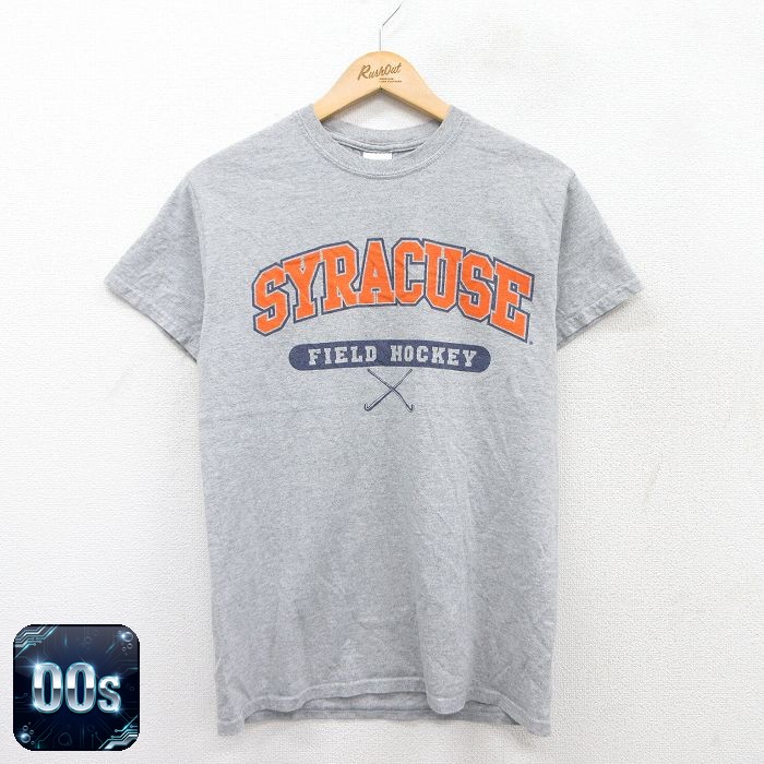 【50%OFF】00s 半袖Tシャツ シラキュースフィールドホッケー グレー S | 古着