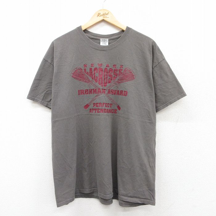 00s 半袖Tシャツ ラクロス グレー XL | 古着