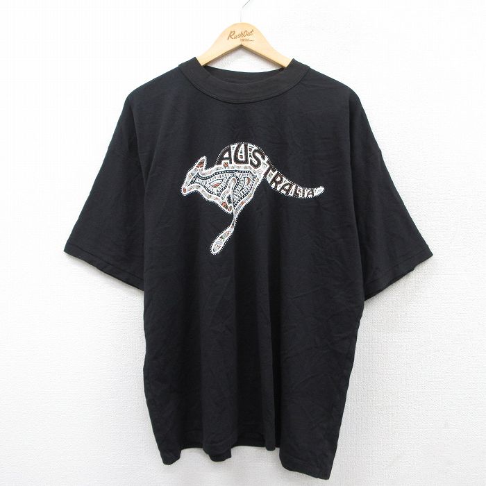 00s 半袖Tシャツ カンガルー ブラック XL | 古着