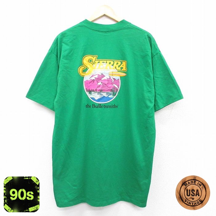 【50%OFF】シエラ 90s 半袖Tシャツ グリーン XL | 古着