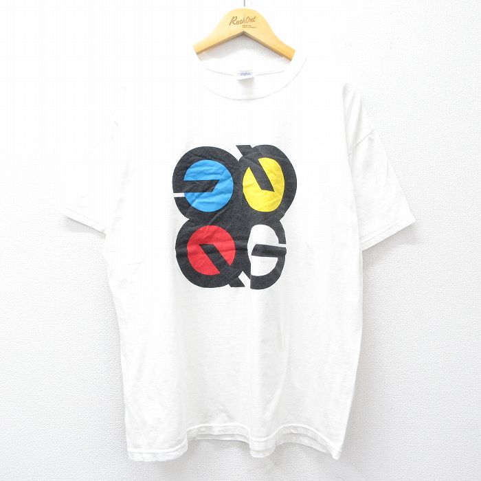 00s 半袖Tシャツ QUAD ホワイト XL | 古着